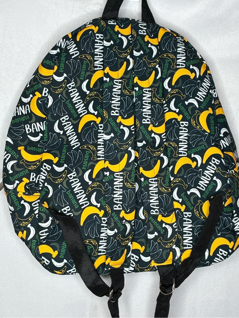 NWOT Farm Rio Banana Print Backpack - Black & Yellow - Picture 5 of 5